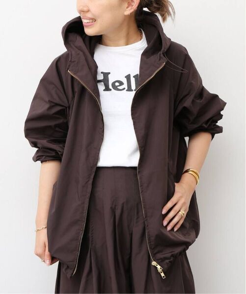 WASHED FULL ZIP ブルゾン フード付き Deuxieme Classe ブラウン 2024AW 新品未使用