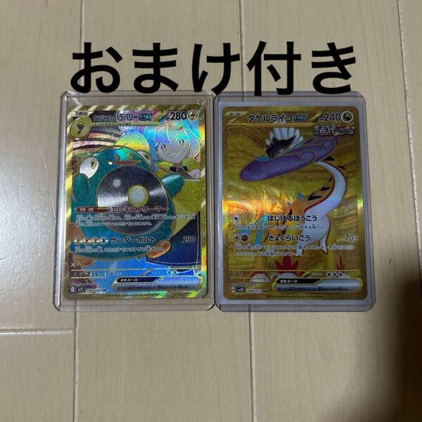 ポケカナンジャモのハラバリーUR タケルライコUR