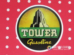 vV33098-ExHSVv[NOSTALGIC-STICKER*TRAVEL] TOWER GASOLINE