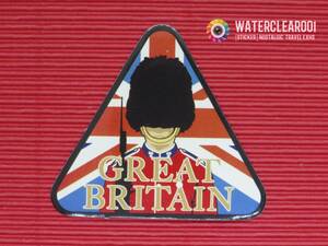 〇●37027-ExHS●〇[STICKER＊TRAVEL] WORLD-TRAVELER※GREAT-BRITAIN