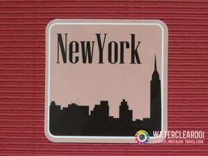 〇●37033-ExHS●〇[STICKER＊TRAVEL] WORLD-TRAVELER※NEWYORK