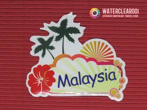 〇●37056-ExHS●〇[STICKER＊TRAVEL] WORLD-TRAVELER※MALAYSIA