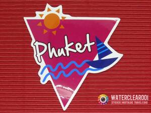 〇●37064-ExHS●〇[STICKER＊TRAVEL] WORLD-TRAVELER※PHUKET