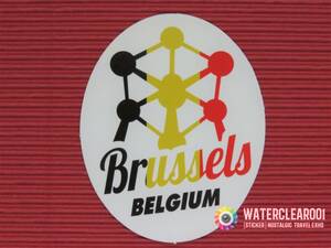 〇●37082-ExHS●〇[STICKER＊TRAVEL] WORLD-TRAVELER※BELGIUM