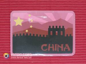 〇●37092-ExHS●〇[STICKER＊TRAVEL] WORLD-TRAVELER※CHINA