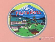 ▽▼35039-HS▼▽[VINTAGE-STICKER＊HOTEL] FUJIYA HOTEL※JAPAN_画像1