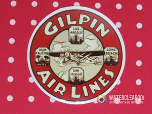 vV33087-ExHSVv[NOSTALGIC-STICKER*AIRLINE] GILPIN AIRLINES_AMERICA