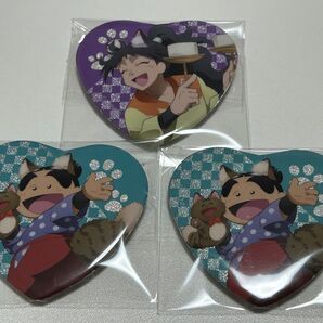 忍たま乱太郎 ナンジャ ハート缶バッジ