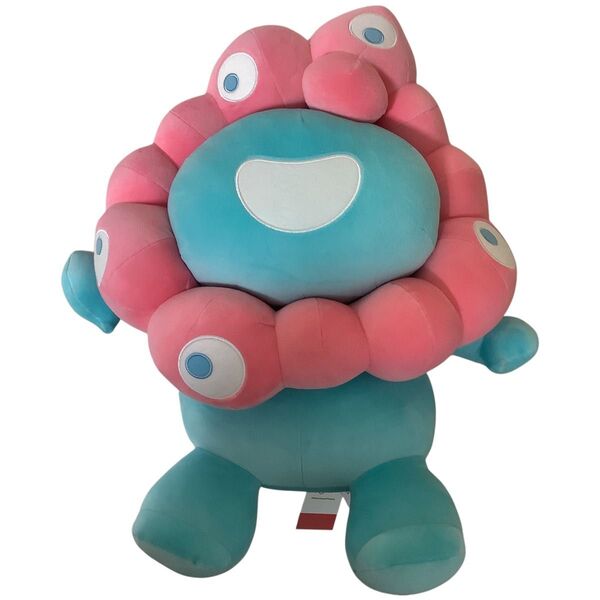 【万博限定・大人気】 ほあほあ ミャクミャク だっこサイズ ポリゴンカラー ぬいぐるみ パステルカラー ポリゴン タグ付