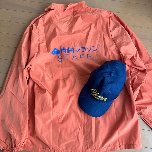 青梅マラソン スタッフジャンパーとキャップ 2個セット