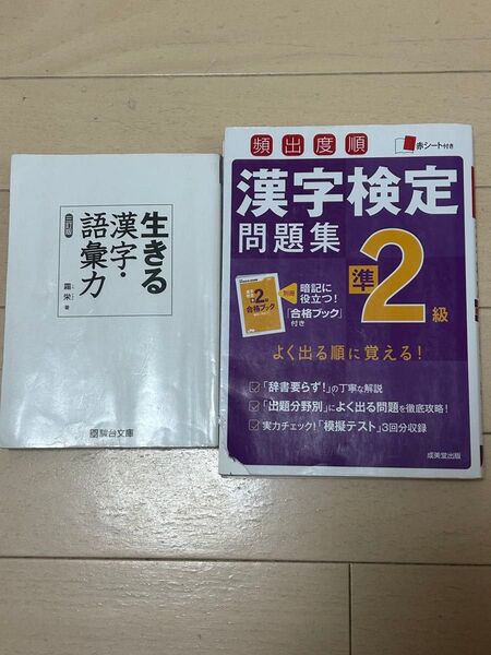 頻出度順漢字検定問題集準2級 生きる漢字・語彙力 高校大学入試受験問題集教材国語駿台