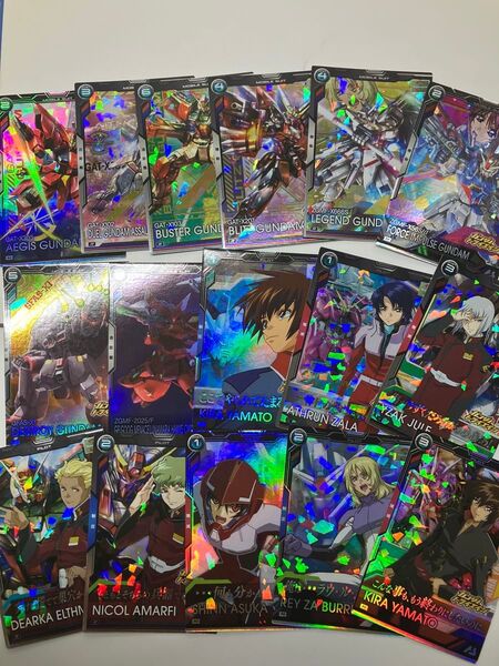 機動戦士ガンダムSEED アーセナルベース ブースターパック Mレア R16枚セット