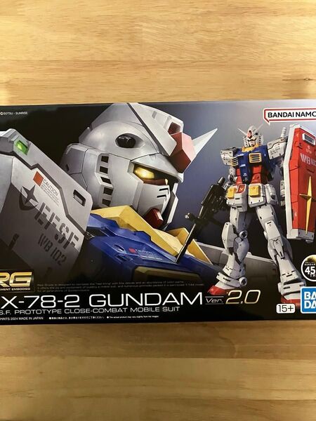 機動戦士ガンダム プラモデルガンプラ RXー78ー2 ガンダム Ver2.0 RG 未組立