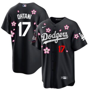 村上隆NIKE MLB ワールドツアー 東京シリーズ 2025 大谷翔平 ドジャース Tシャツブラック