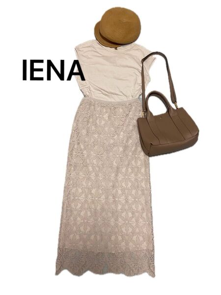 IENA 美品 レースタイトスカート