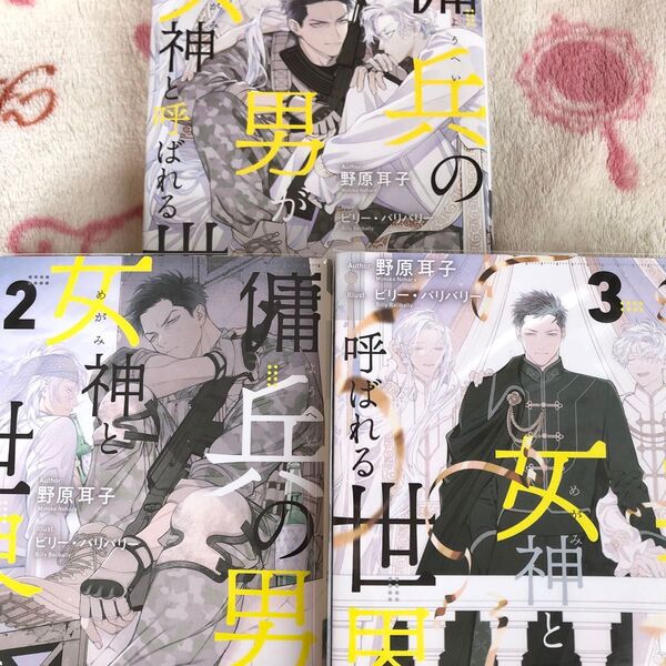 ☆新品『傭兵の男が女神と呼ばれる世界』①〜③ 完結 野原耳子 ビリー・バリバリー ボーイズラブ アンダルシュノベルズ 異世界BL