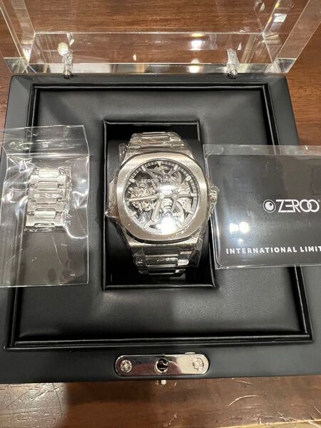 ZEROO T7 ゼロタイム スケルトン トゥールビヨン 腕時計 メンズ