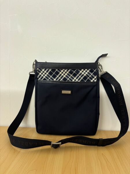 BURBERRY BLACK LABEL ショルダーバッグ ネイビー