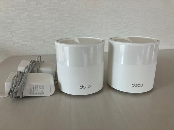 Deco X50 AX3000メッシュWi-Fi 6 2個セット TP-Link X50 Deco メッシュWi-Fiシステム