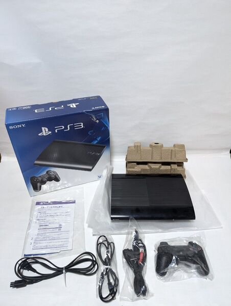 PS3 PlayStation3 本体 チャコール・ブラック 500GB CECH-4300C 付属品完品