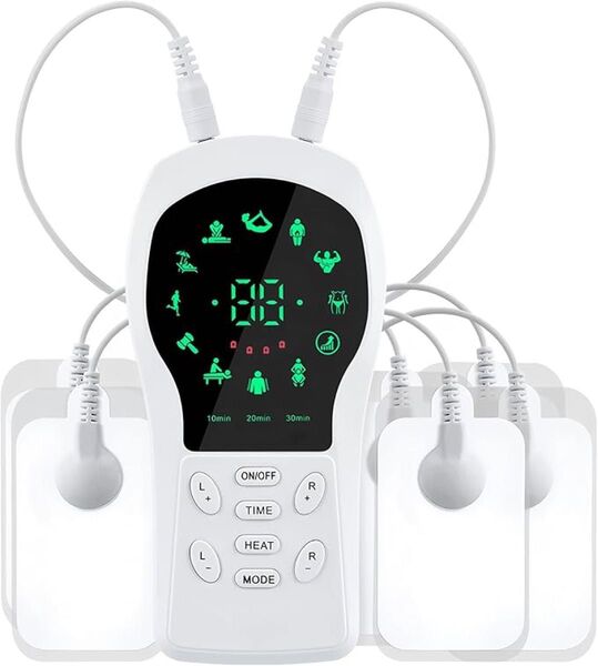リラクゼーション器【2025新登場】EMS微電流ケア 全身筋肉刺激 12モード 30階段強度 Type-C充電 超軽量男女兼用