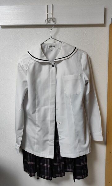 セーラー服 学生服 中間服 ブラウス+スカートセット