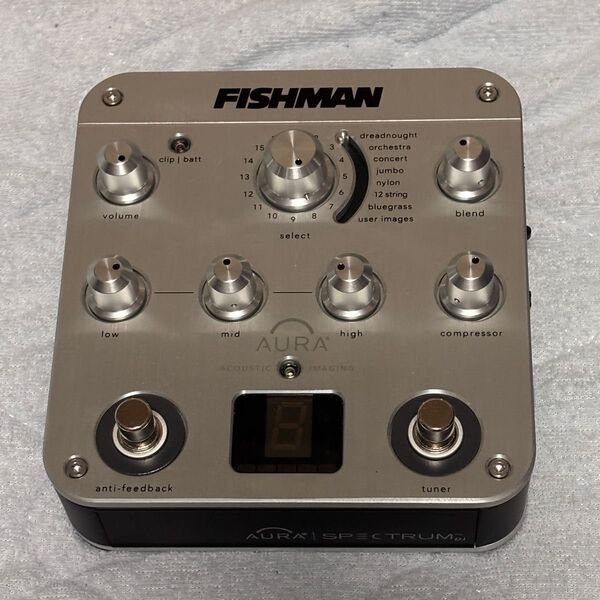 Fishman Aura Spectrum DI プリアンプ アコースティックギター DI ダイレクトボックス
