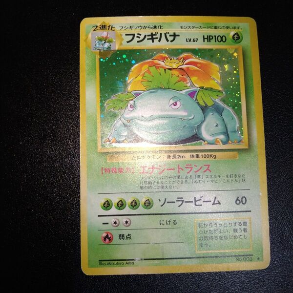 旧裏 ポケモンカード フシギバナ キラ ホロ