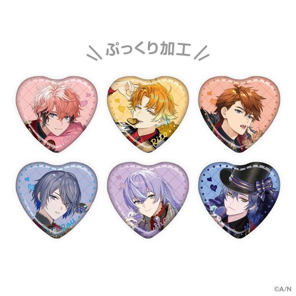 Melty Valentine Oriens 2nd Anniversary ランダム缶バッジ未開封8点セット