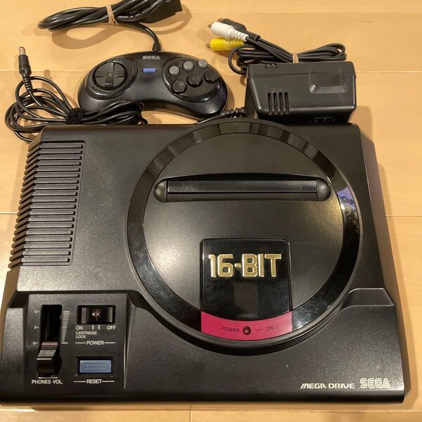 SEGA メガドライブ 本体 コントローラーアダプタセット