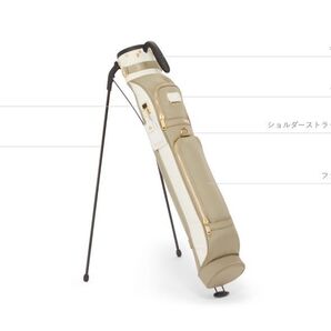新品未使用品 TUMI GOLF ゴルフ・レンジ・バッグ オフホワイト/タン