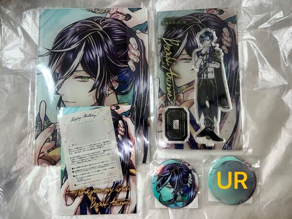 悪魔執事と黒い猫 あくねこ ボスキ アクスタ 缶バッジ ブロマイド バースデーグッズフルセット