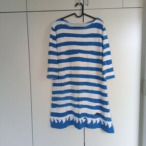 TSUMORI CHISATO ボーダー柄チュニックワンピース