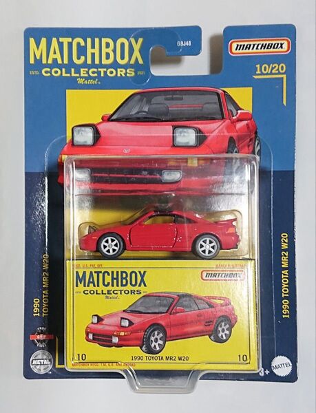マッチボックス コレクターズ トヨタ MR2 MATCHBOX 1990 TOYOTA MR2 W20 レッド 未開封
