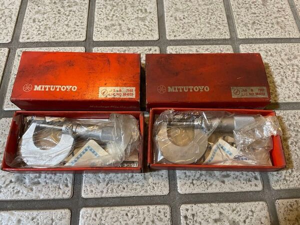 MITUTOYO 外側マイクロメータ アナログ 2個セット 7502