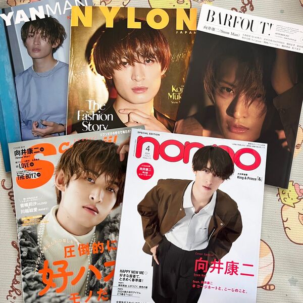 Snow Man 向井康二 雑誌 セット 表紙