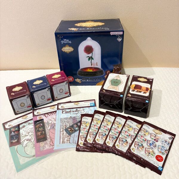 ディズニープリンセス 一番くじ ラストワン賞 フィギュア 魔法のバラ ベル