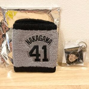 巨人 読売ジャイアンツ 中川皓太投手 アクリルキーホルダー リストバンド アクキー ガチャガチャ グッズ くじ