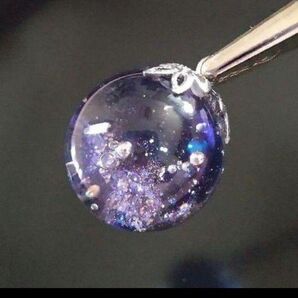 743 銀河の宙玉レジンキーホルダー
