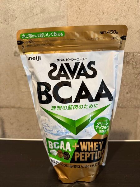 ザバス SAVAS BCAA パウダー グリーンアップル風味 450g