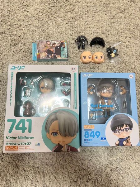 ユーリ!!! on ICE ねんどろいど 勝生勇利 ヴィクトル 私服ver トランプ まとめ売り ユーリオンアイス