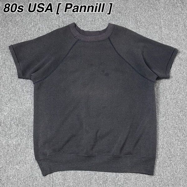 80s USA製 pannill フェード スウェットTシャツ パニール