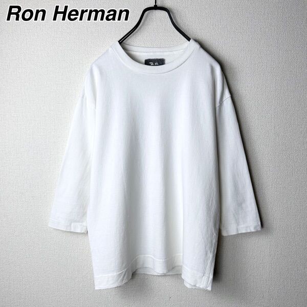 Ron Herman 白 Tシャツ 七分袖 カットソー ロンハーマン