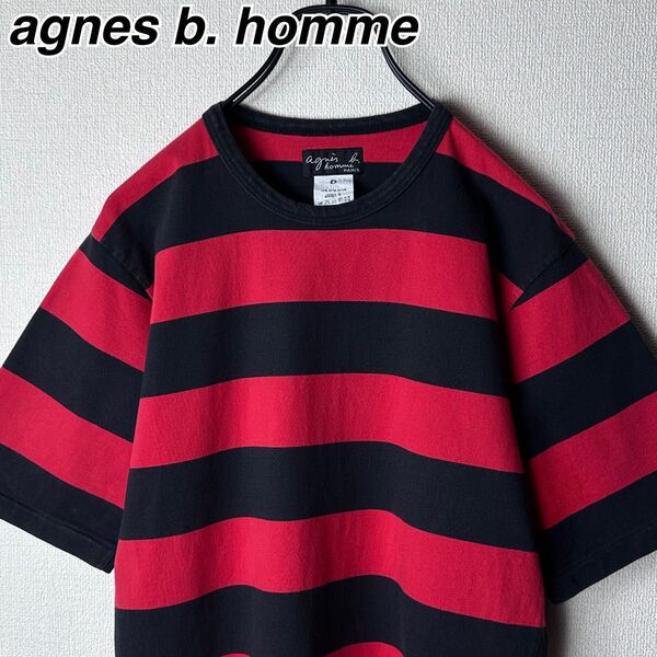 agnes b. homme ボーダーカットソー Tシャツ アニエスベーオム