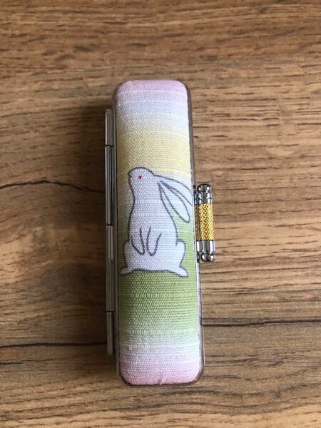 【未使用品】印鑑ケース 小物入れ 和風 うさぎ柄