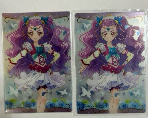 ミルキィローズ ウエハース 美々野くるみ 1弾 カード 5GoGo! プリキュア