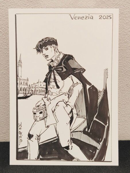 岸辺露伴は動かない 懺悔室 イラストカード 入場者特典 ジョジョの奇妙な冒険
