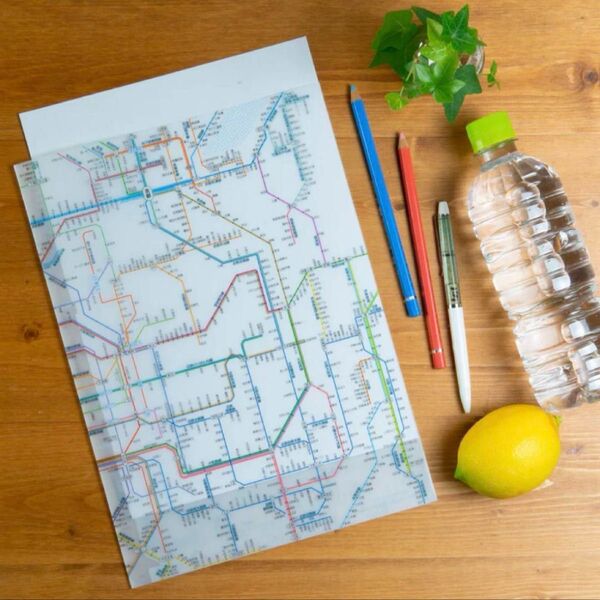 JR西日本 鉄道路線図クリアファイル関西 A4 鉄道グッズ 鉄道ファン 鉄オタ