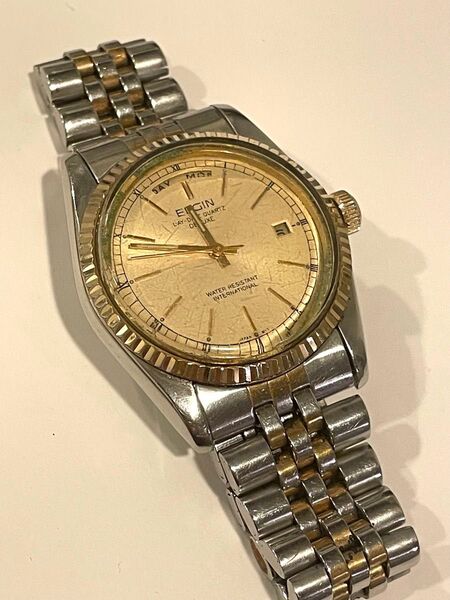 動作確認済 電池交換済 ELGIN vintage 腕時計 FKA125.