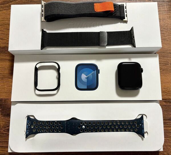 Apple Watch 9 45mm ミッドナイト GPSモデル
